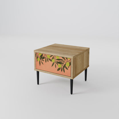 JUICY OLIVES Nightstand in Oak Effect
