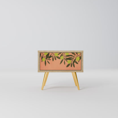 JUICY OLIVES Nightstand in Oak Effect