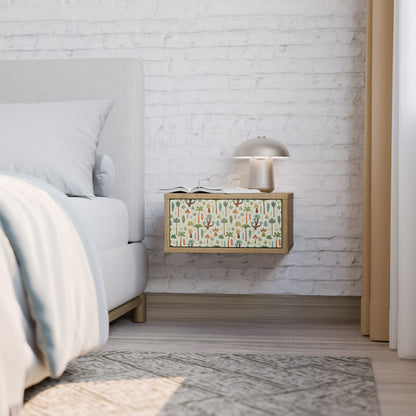 PALM SPRING Nightstand in Oak Effect