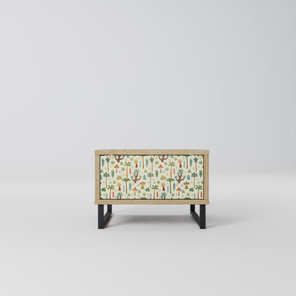 PALM SPRING Nightstand in Oak Effect