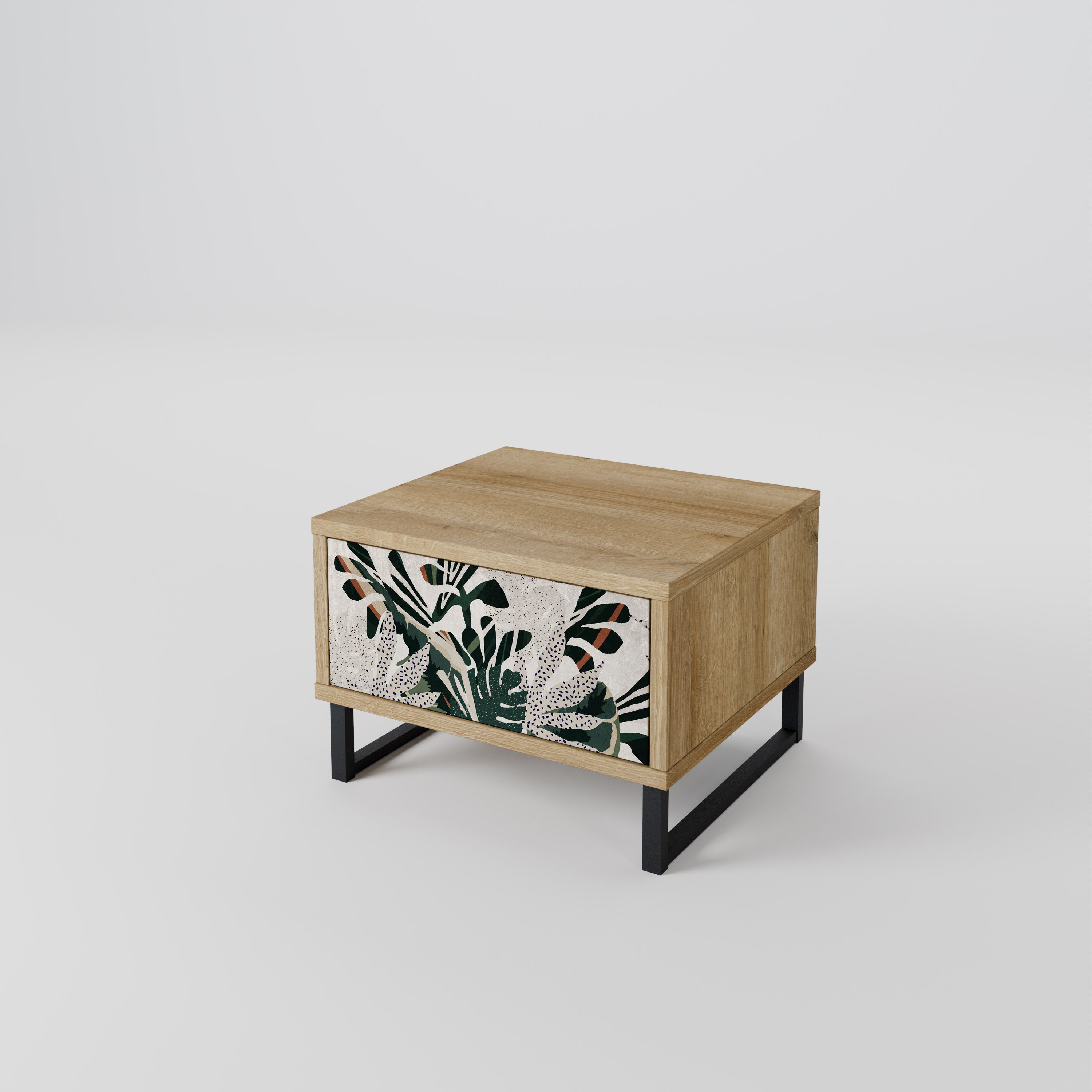 VERDURE FORMATION Nattduksbord i Oak Effect