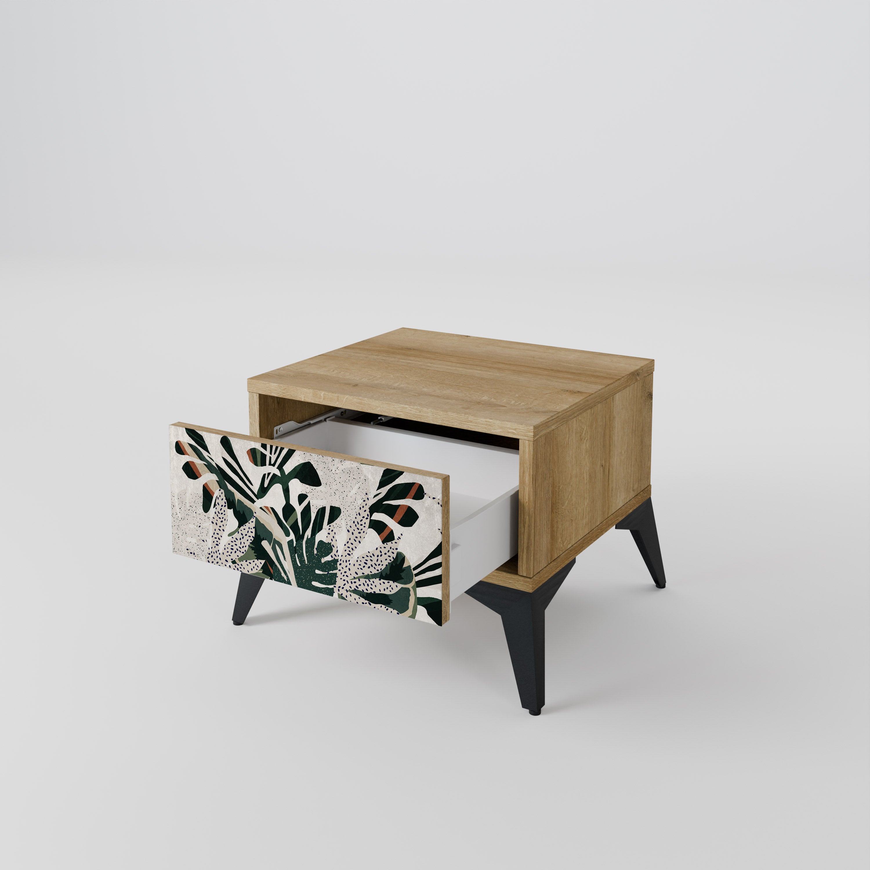 VERDURE FORMATION Nattduksbord i Oak Effect