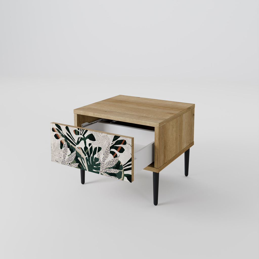 VERDURE FORMATION Nattduksbord i Oak Effect