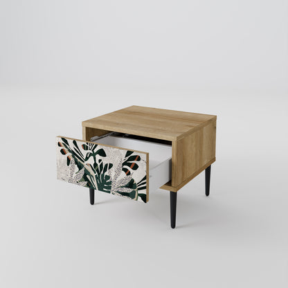 VERDURE FORMATION Nightstand in Oak Effect