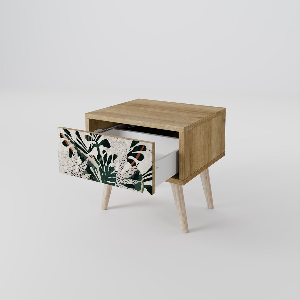 VERDURE FORMATION Nattduksbord i Oak Effect