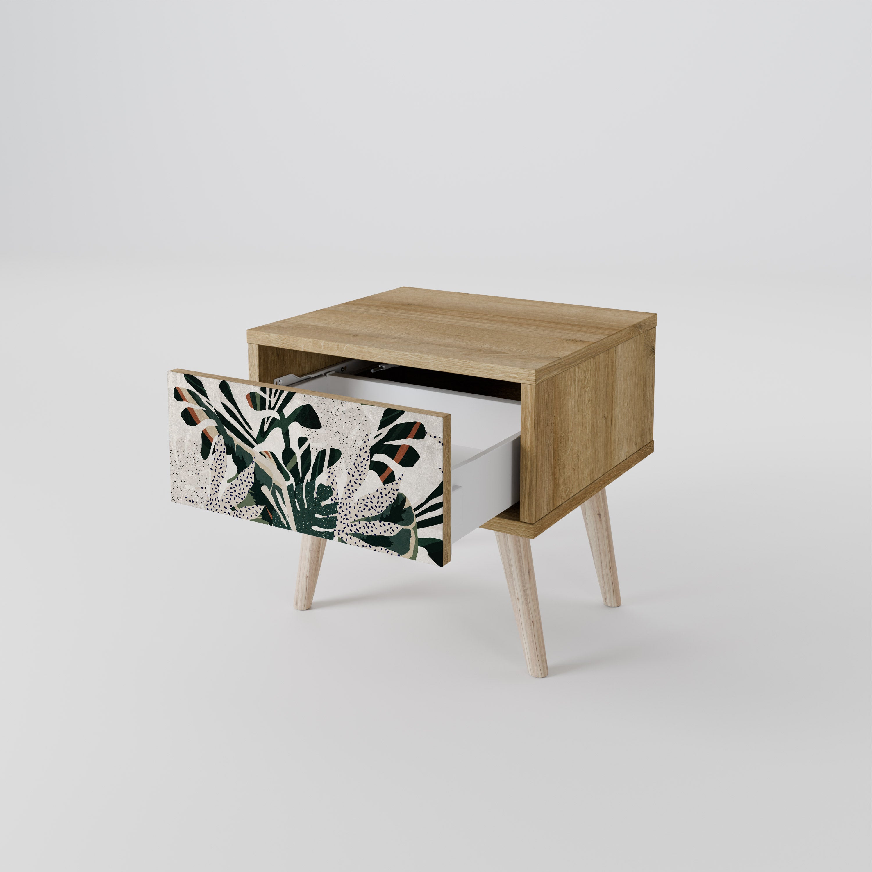 VERDURE FORMATION Nattduksbord i Oak Effect
