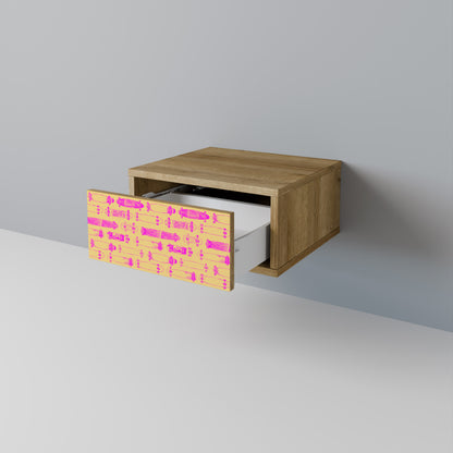 SKATEBOARD ARTISTRY Nattduksbord i Oak Effect