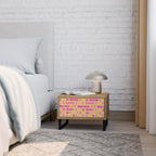 SKATEBOARD ARTISTRY Nightstand in Oak Effect