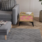 SKATEBOARD ARTISTRY Nightstand in Oak Effect