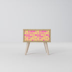 SKATEBOARD ARTISTRY Nightstand in Oak Effect