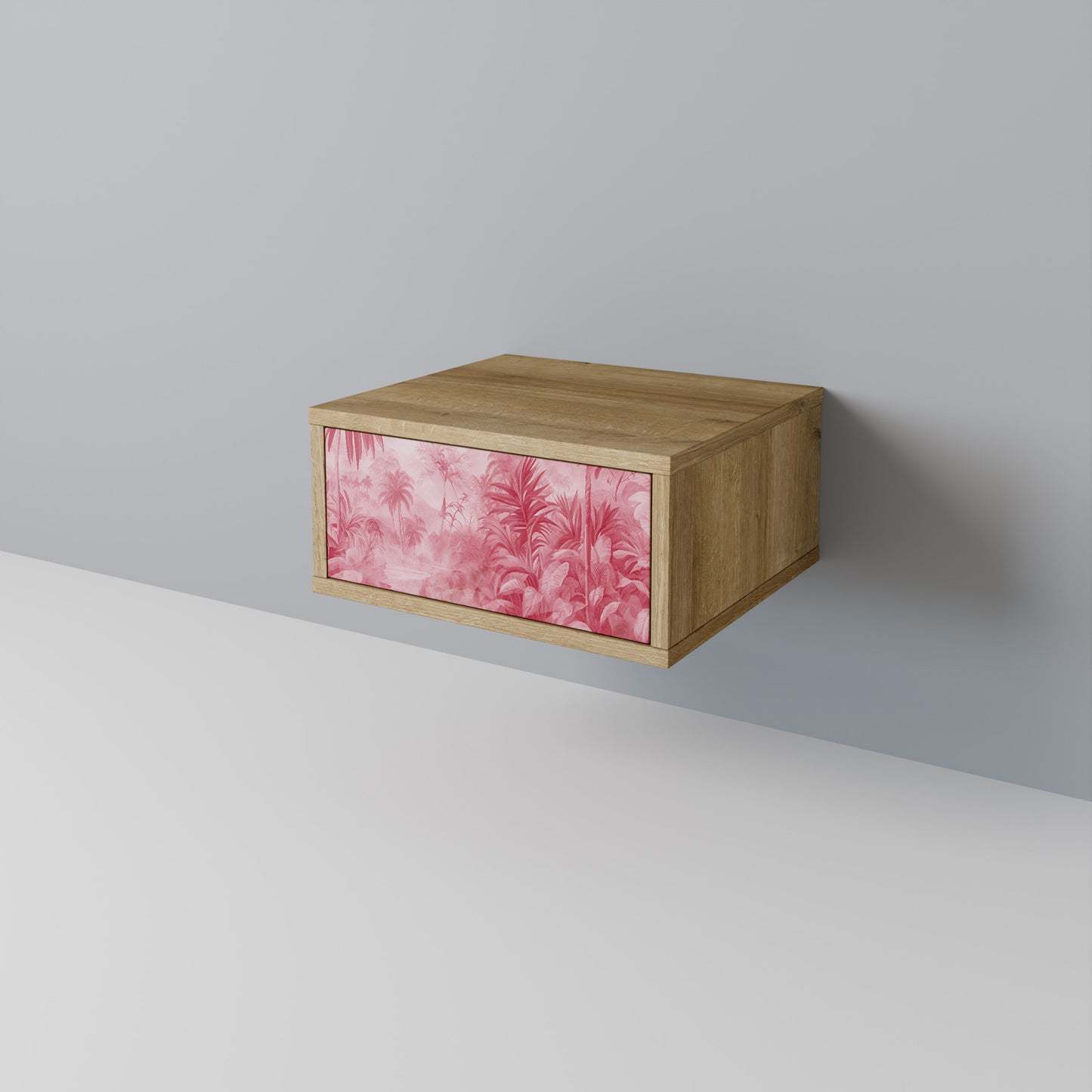 SWEET TROPICS Nightstand in Oak Effect