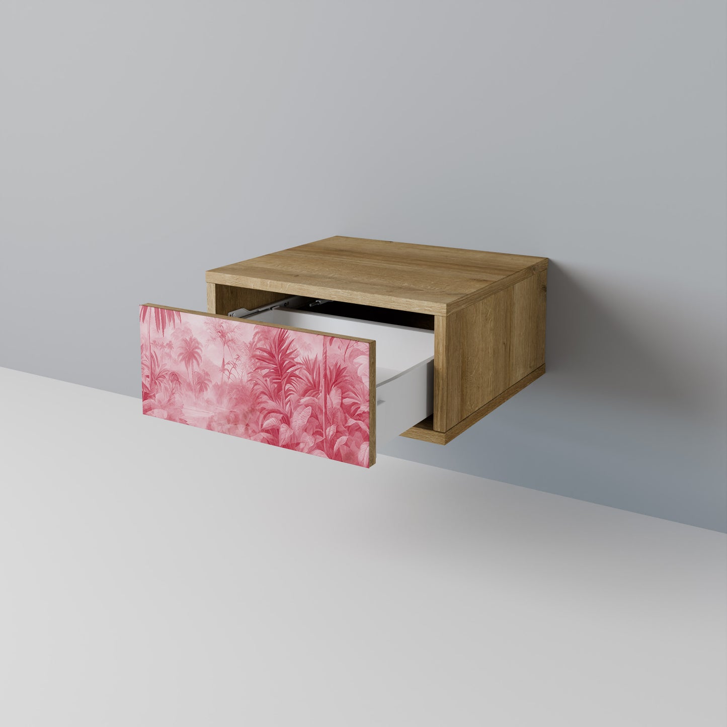 SWEET TROPICS Nightstand in Oak Effect