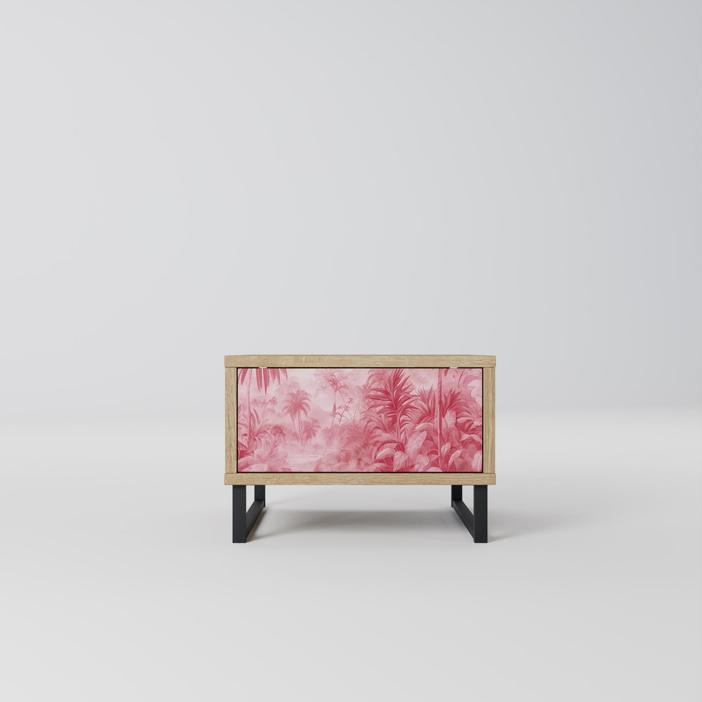SWEET TROPICS Nightstand in Oak Effect