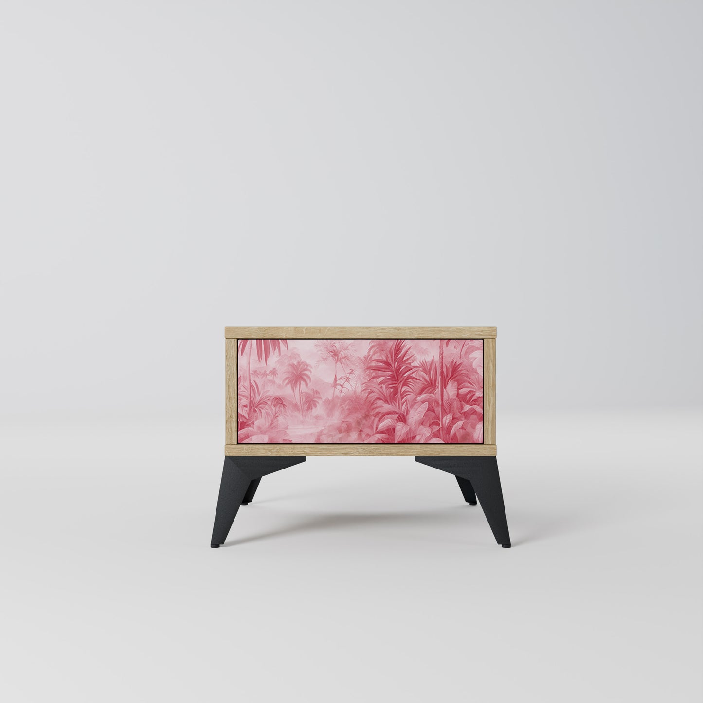 SWEET TROPICS Nightstand in Oak Effect