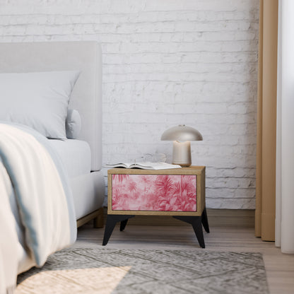 SWEET TROPICS Nightstand in Oak Effect
