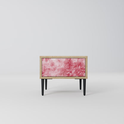 SWEET TROPICS Nightstand in Oak Effect