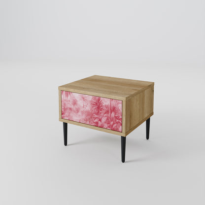 SWEET TROPICS Nightstand in Oak Effect