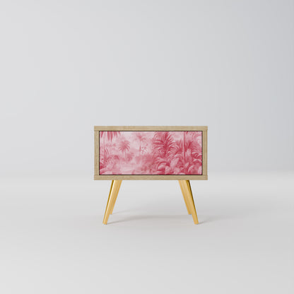 SWEET TROPICS Nightstand in Oak Effect