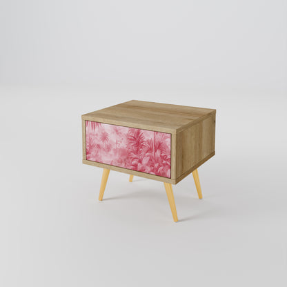 SWEET TROPICS Nightstand in Oak Effect