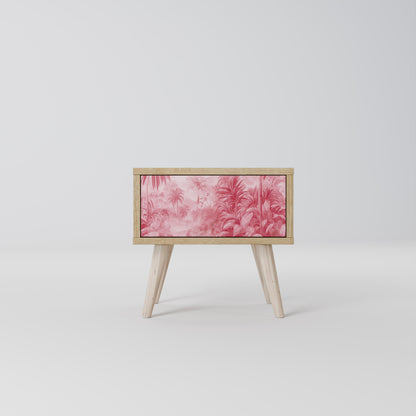 SWEET TROPICS Nightstand in Oak Effect