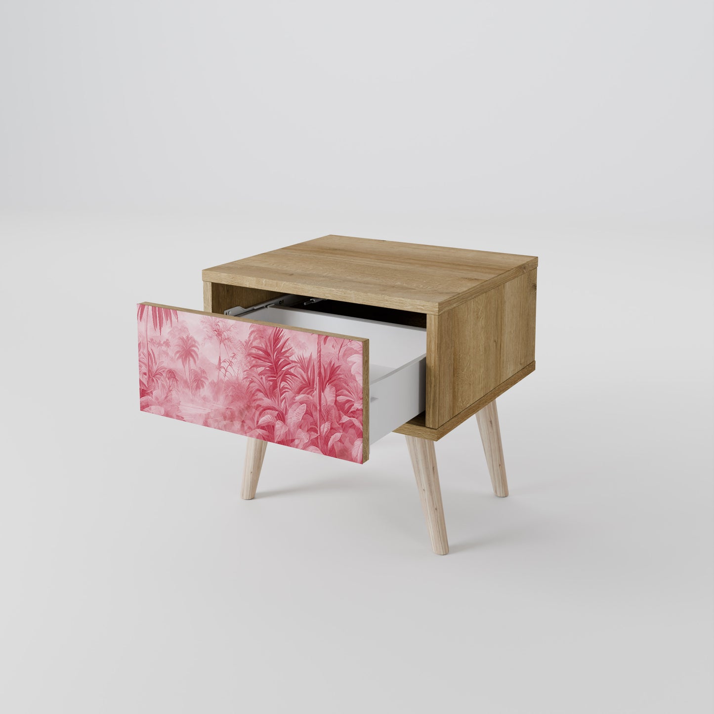 SWEET TROPICS Nightstand in Oak Effect