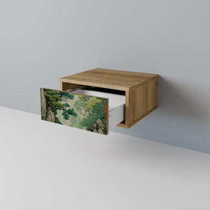 VERDURE ABYSS Nattduksbord i ekeffekt