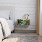 VERDURE ABYSS Nightstand in Oak Effect