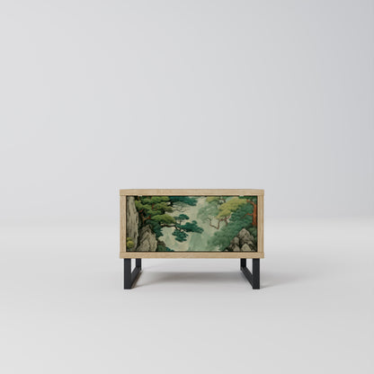 VERDURE ABYSS Nattduksbord i ekeffekt