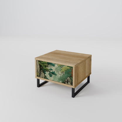 VERDURE ABYSS Nattduksbord i ekeffekt
