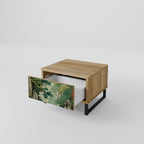 VERDURE ABYSS Nightstand in Oak Effect