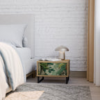 VERDURE ABYSS Nightstand in Oak Effect