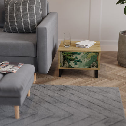 VERDURE ABYSS Nattduksbord i ekeffekt