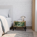 VERDURE ABYSS Nightstand in Oak Effect