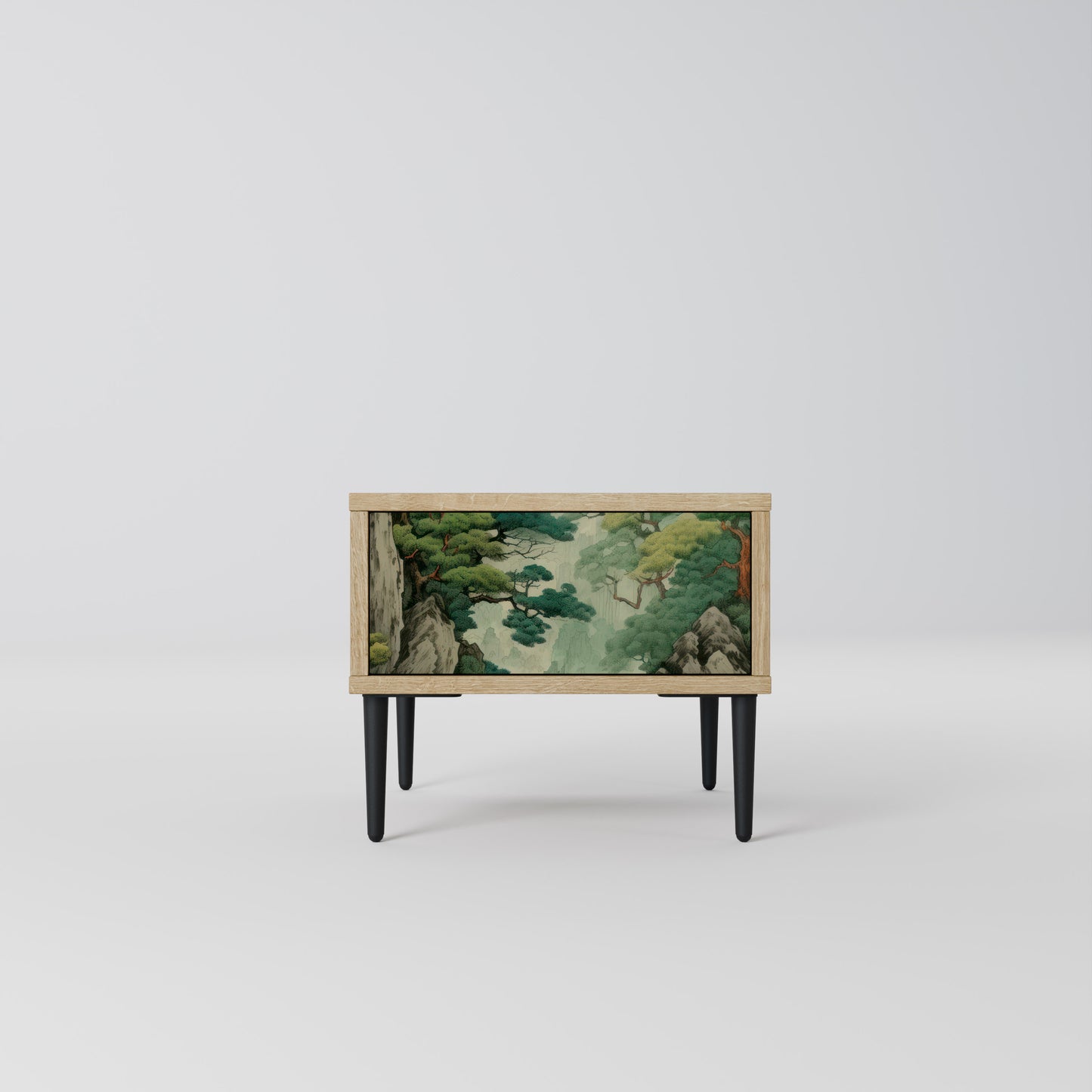 VERDURE ABYSS Nattduksbord i ekeffekt