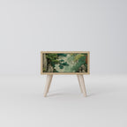 VERDURE ABYSS Nightstand in Oak Effect
