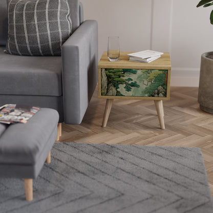 VERDURE ABYSS Nattduksbord i ekeffekt