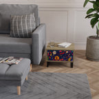 FESTIVE PLEASURES Nightstand in Oak Effect