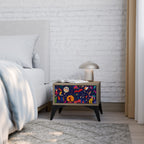 FESTIVE PLEASURES Nightstand in Oak Effect