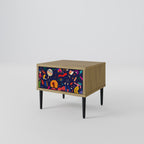 FESTIVE PLEASURES Nightstand in Oak Effect