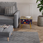 FESTIVE PLEASURES Nightstand in Oak Effect