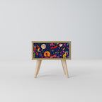 FESTIVE PLEASURES Nightstand in Oak Effect