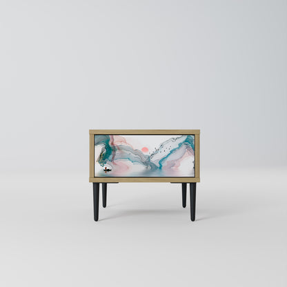 VELVET CROSSING Nightstand in Oak Effect