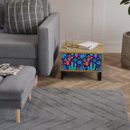 CACTUS VIBES Nightstand in Oak Effect