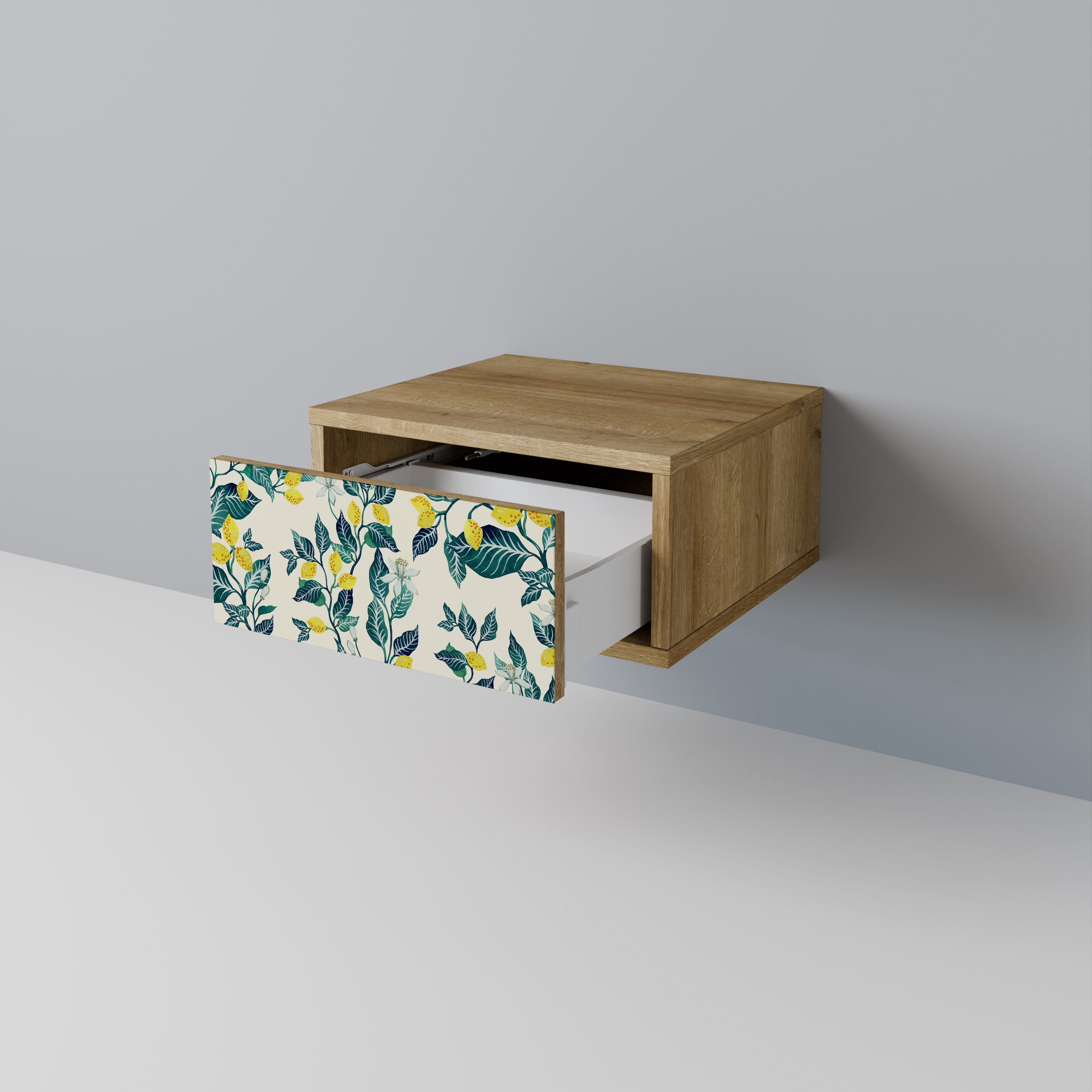 LEMON TREE Nattduksbord i Oak Effect
