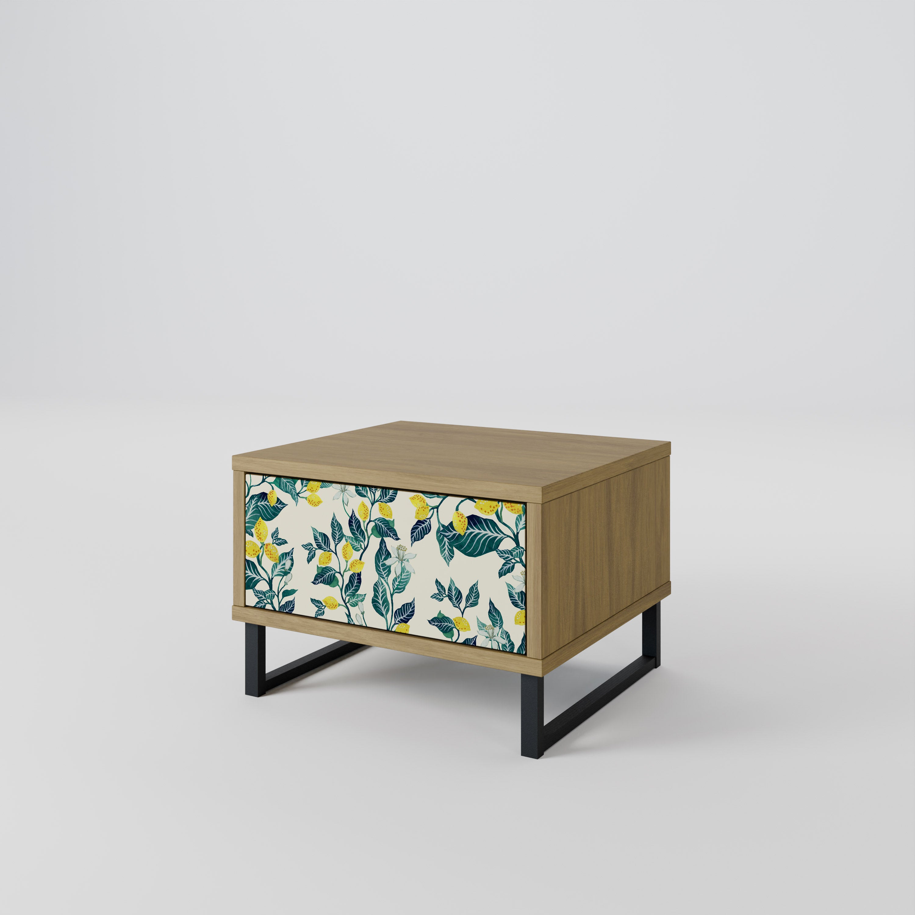 LEMON TREE Nattduksbord i Oak Effect