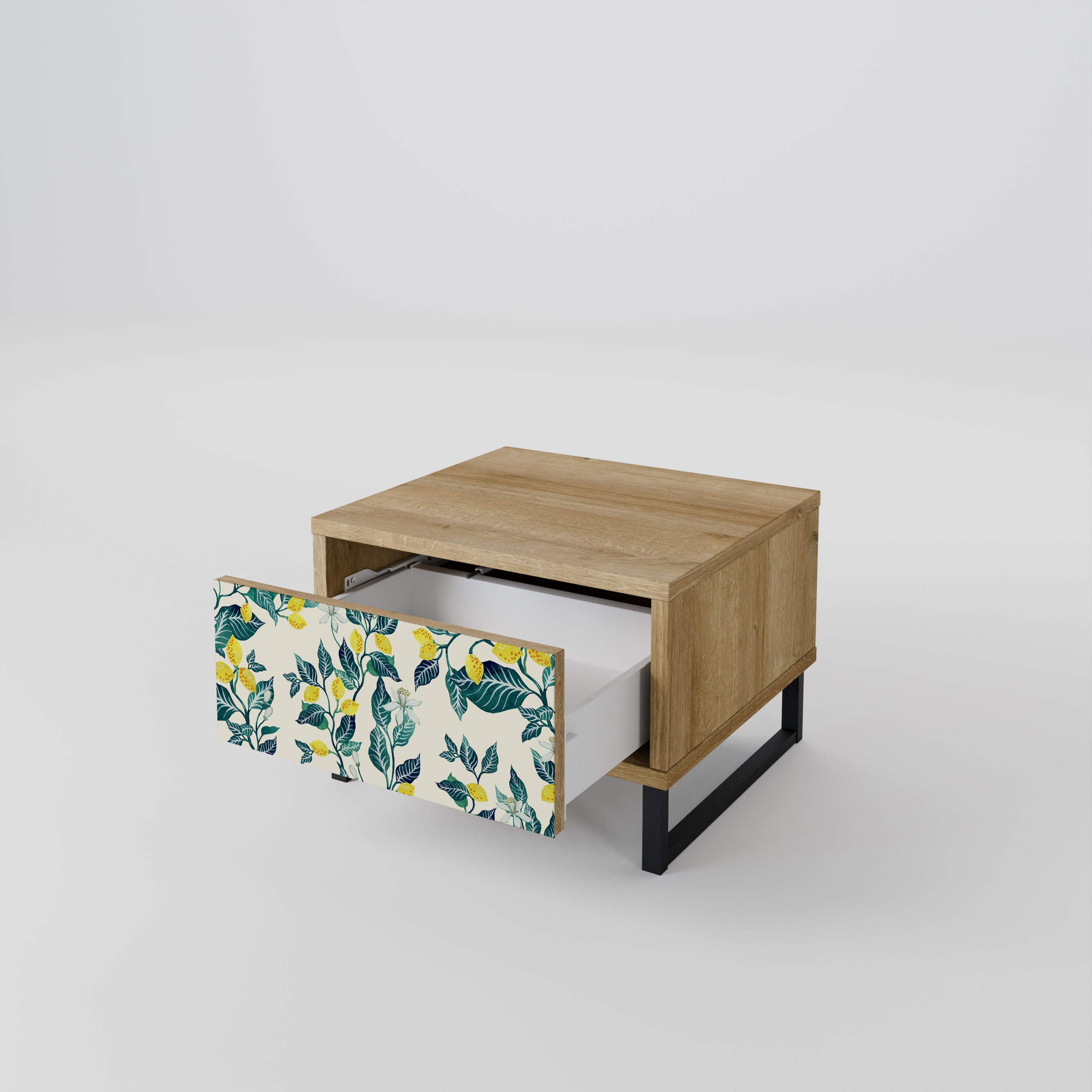 LEMON TREE Nattduksbord i Oak Effect