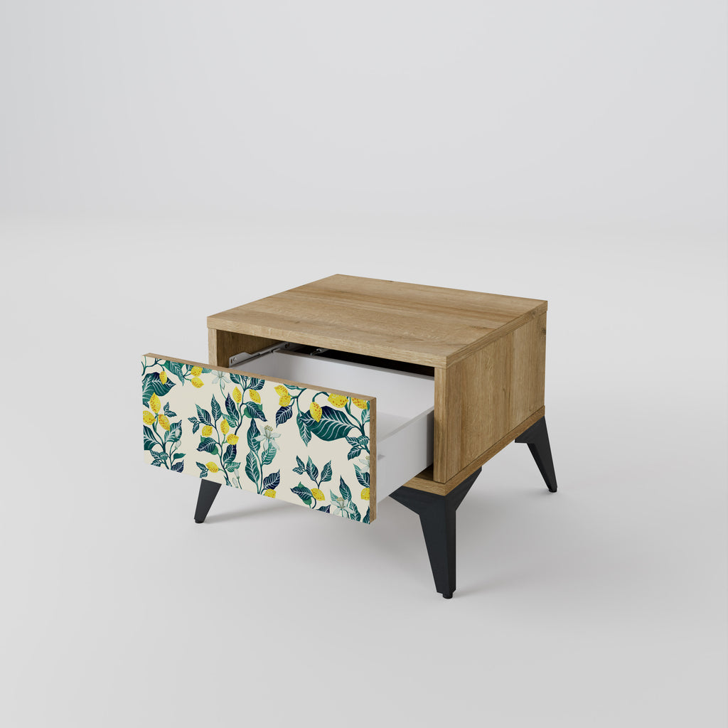 LEMON TREE Nattduksbord i Oak Effect