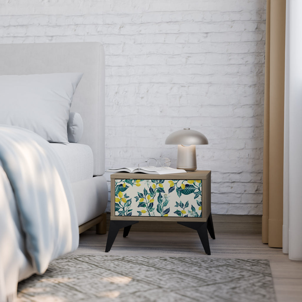LEMON TREE Nattduksbord i Oak Effect