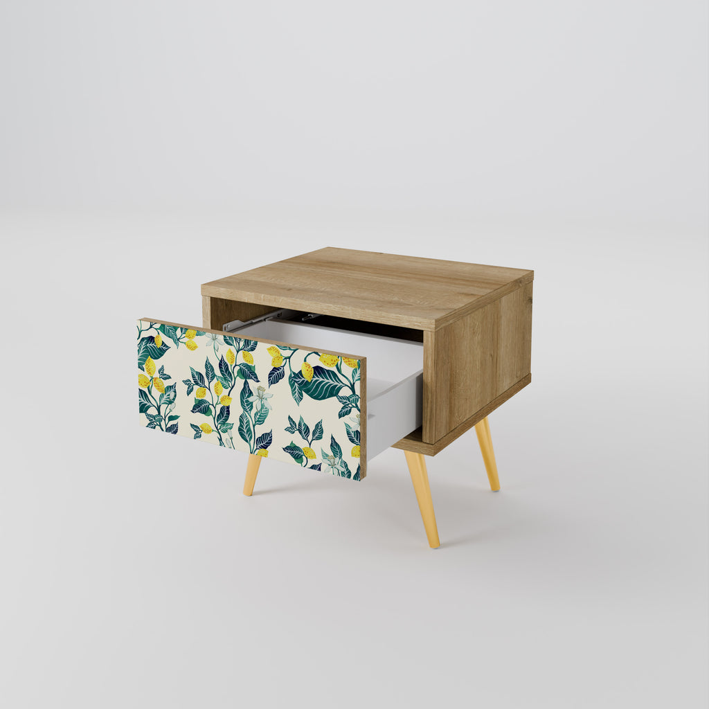 LEMON TREE Nattduksbord i Oak Effect