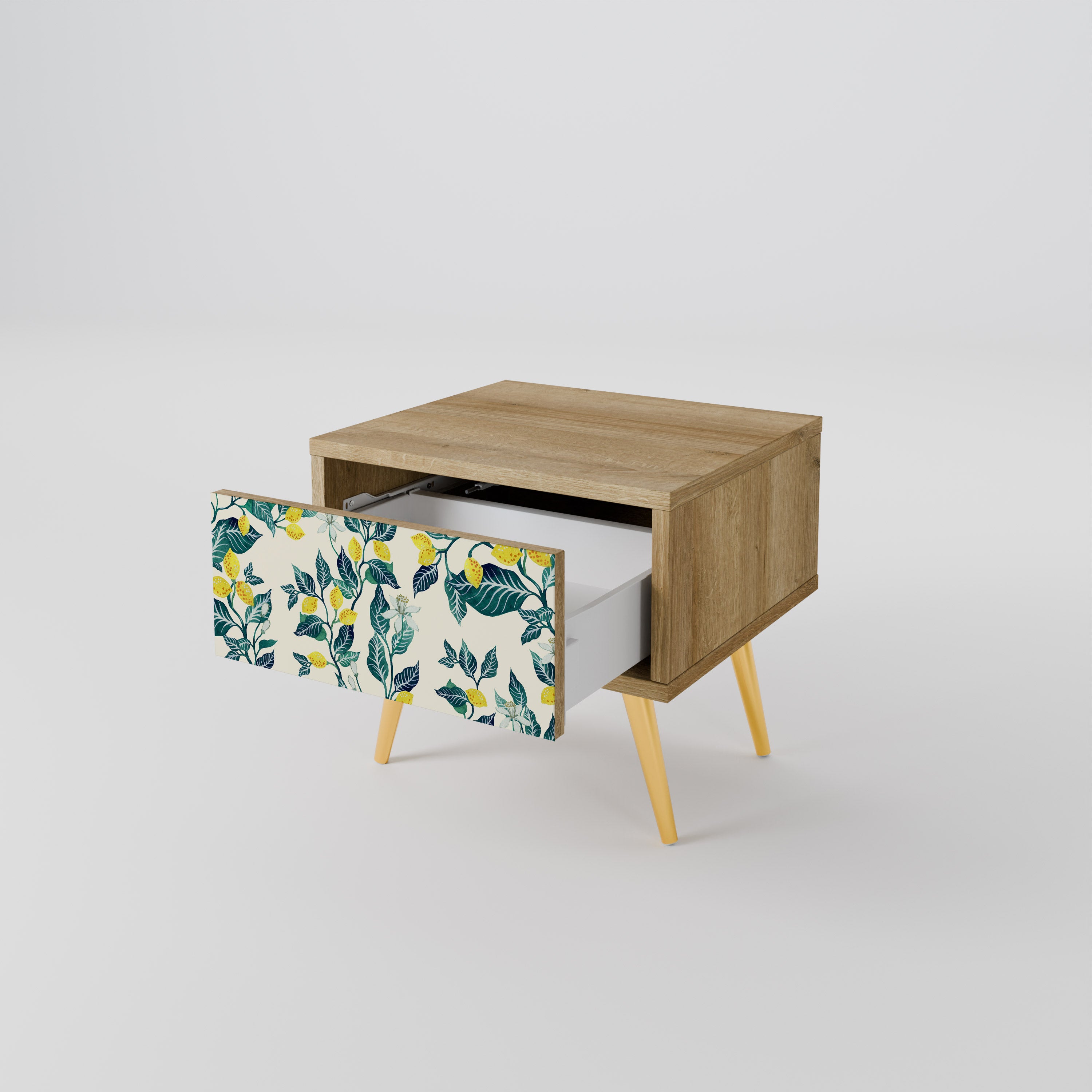 LEMON TREE Nattduksbord i Oak Effect